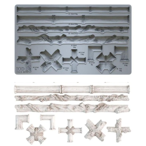 Faux Bois 6x10 IOD Mould